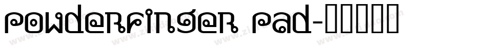 Powderfinger Pad字体转换